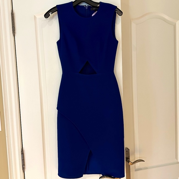 BCBG Maxazria Annabel, Size 0, Deep Royal Blue - Picture 4 of 13